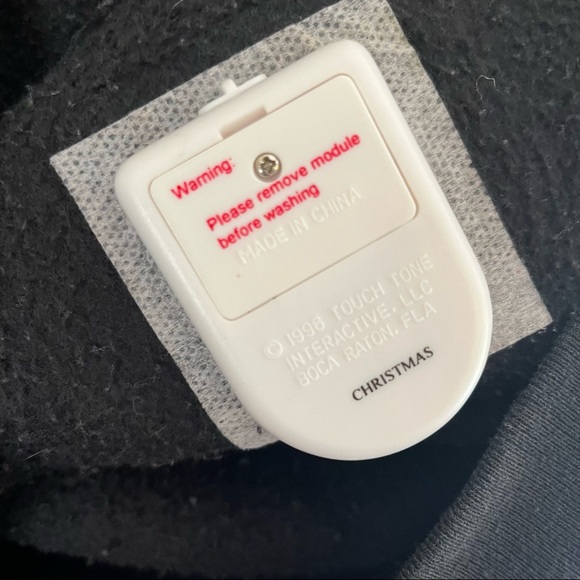 Touch Tone Vintage singing snowman crew neck sweatshirt - Picture 6 of 7